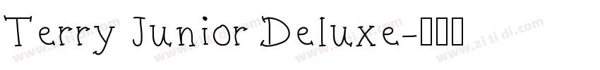 Terry Junior Deluxe字体转换